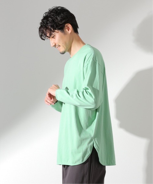 JOURNAL STANDARD relume（ジャーナルスタンダード　レリューム）の「レイヤードロングスリーブTシャツ（Tシャツ/カットソー・メンズ・ホワイト/グレー/ベージュ/ネイビー/グリーン・SMALL/MEDIUM/LARGE）」の19枚目の写真