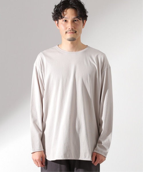 JOURNAL STANDARD relume（ジャーナルスタンダード　レリューム）の「レイヤードロングスリーブTシャツ（Tシャツ/カットソー・メンズ・ホワイト/グレー/ベージュ/ネイビー/グリーン・SMALL/MEDIUM/LARGE）」の21枚目の写真