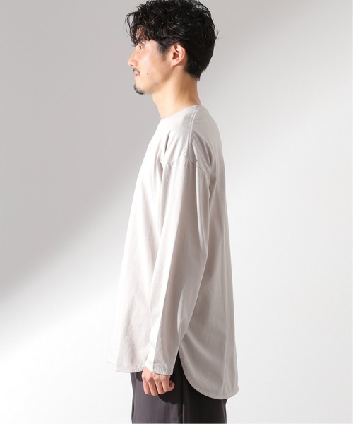 JOURNAL STANDARD relume（ジャーナルスタンダード　レリューム）の「レイヤードロングスリーブTシャツ（Tシャツ/カットソー・メンズ・ホワイト/グレー/ベージュ/ネイビー/グリーン・SMALL/MEDIUM/LARGE）」の14枚目の写真