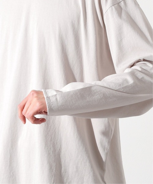 JOURNAL STANDARD relume（ジャーナルスタンダード　レリューム）の「レイヤードロングスリーブTシャツ（Tシャツ/カットソー・メンズ・ホワイト/グレー/ベージュ/ネイビー/グリーン・SMALL/MEDIUM/LARGE）」の9枚目の写真