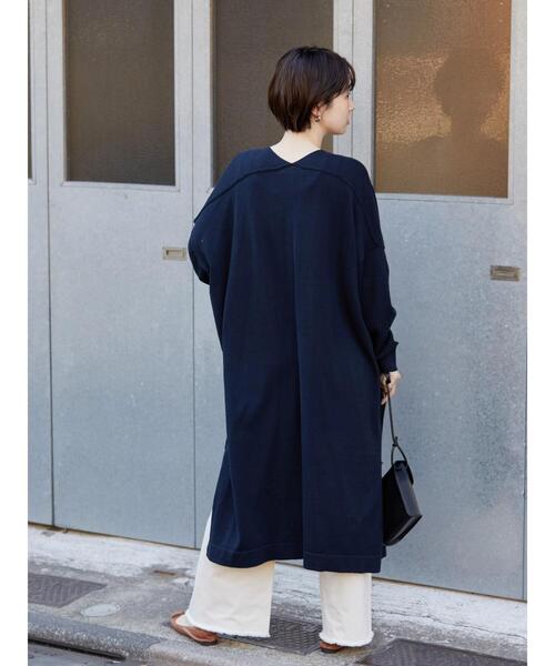 AMERICAN HOLIC（アメリカンホリック）の「ニュアンスニットカーディガン（カーディガン/ボレロ・レディース・グレー/ネイビー・M/L）」の8枚目の写真