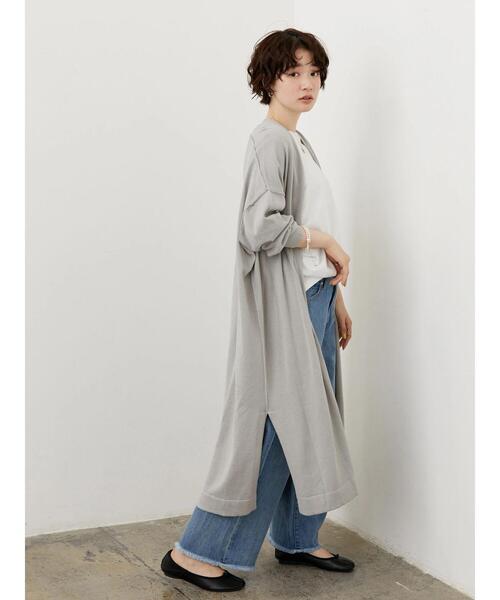 AMERICAN HOLIC（アメリカンホリック）の「ニュアンスニットカーディガン（カーディガン/ボレロ・レディース・グレー/ネイビー・M/L）」の10枚目の写真