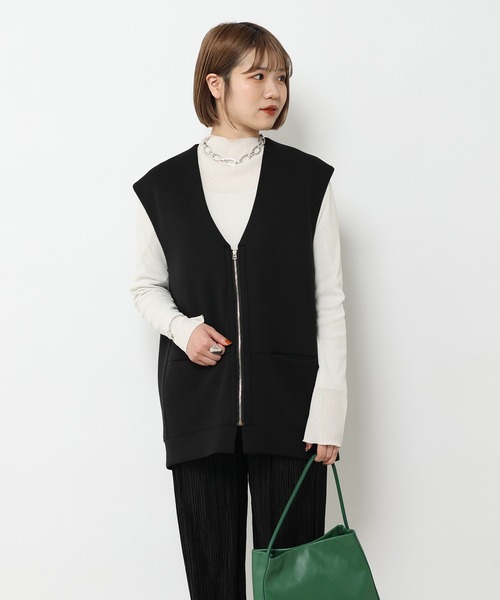 RIVE DROITE（リヴドロワ）の「ドライテレコカットソー（Tシャツ/カットソー・レディース・アイボリー/ブラック/ライトベージュ・FREE）」の8枚目の写真