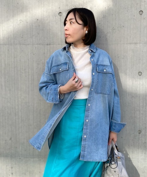 RIVE DROITE（リヴドロワ）の「ドライテレコカットソー（Tシャツ/カットソー・レディース・アイボリー/ブラック/ライトベージュ・FREE）」の18枚目の写真