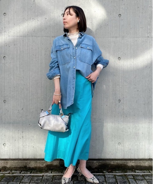 RIVE DROITE（リヴドロワ）の「ドライテレコカットソー（Tシャツ/カットソー・レディース・アイボリー/ブラック/ライトベージュ・FREE）」の19枚目の写真