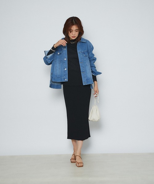 RIVE DROITE（リヴドロワ）の「ドライテレコカットソー（Tシャツ/カットソー・レディース・アイボリー/ブラック/ライトベージュ・FREE）」の22枚目の写真