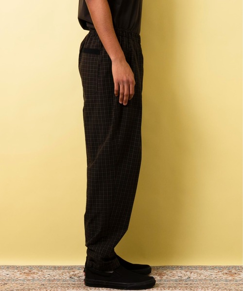 FACTOTUM(ファクトタム)の「【FACTOTUM】コンフォートミニチェックパジャマワイドパンツ(その他パンツ・メンズ・ダークグレー/グリーン・48/46/44)」の8枚目の写真