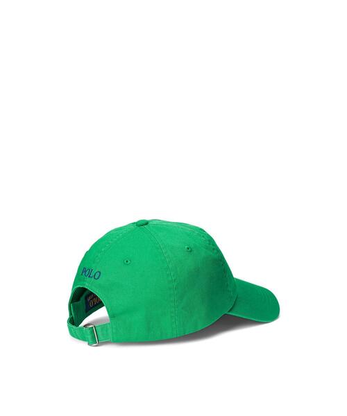 POLO RALPH LAUREN（ポロ ラルフ ローレン）の「コットン チノ ベースボール キャップ（キャップ・メンズ・グリーン・ONE）」の3枚目の写真