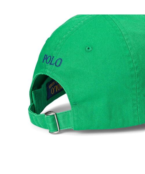 POLO RALPH LAUREN（ポロ ラルフ ローレン）の「コットン チノ ベースボール キャップ（キャップ・メンズ・グリーン・ONE）」の2枚目の写真