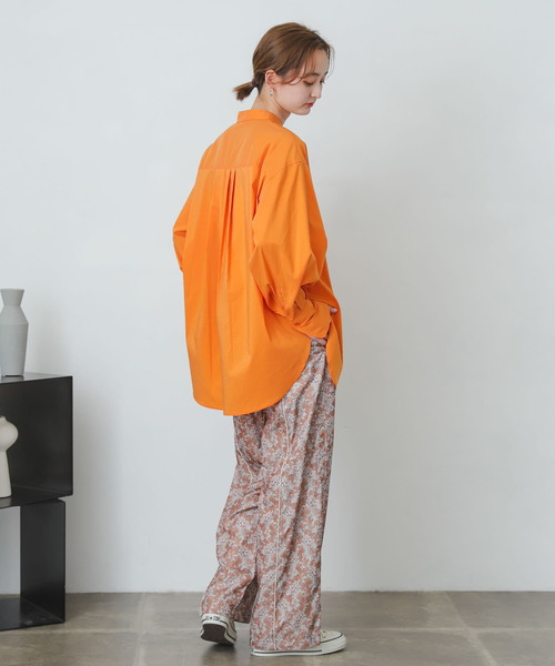 SENSE OF PLACE by URBAN RESEARCH（センスオブプレイスバイアーバンリサーチ）の「アートフラワーパイピングパンツ（その他パンツ・レディース・イエロー系その他/ブラック系その他・SMALL/MEDIUM）」の14枚目の写真