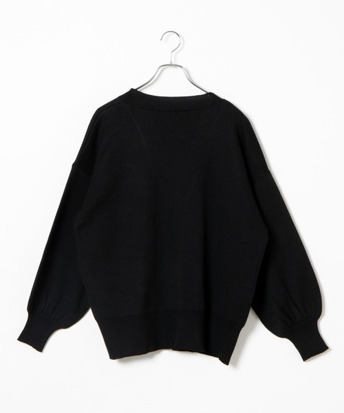 WEGO(ウィゴー)の「WEGO/BIGシルエットロゴカーデ(カーディガン/ボレロ・レディース・ブラック/その他1・FREE)」の19枚目の写真