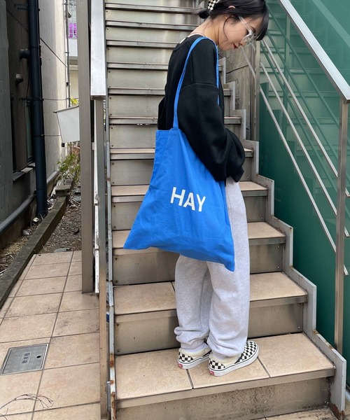 WEGO(ウィゴー)の「WEGO/BIGシルエットロゴカーデ(カーディガン/ボレロ・レディース・ブラック/その他1・FREE)」の4枚目の写真