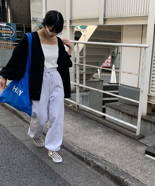 WEGO(ウィゴー)の「WEGO/BIGシルエットロゴカーデ(カーディガン/ボレロ・レディース・ブラック/その他1・FREE)」の6枚目の写真