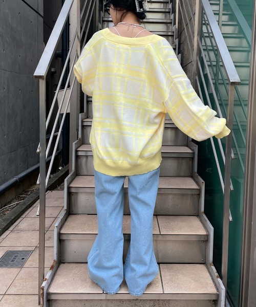 WEGO(ウィゴー)の「WEGO/BIGシルエットロゴカーデ(カーディガン/ボレロ・レディース・ブラック/その他1・FREE)」の11枚目の写真