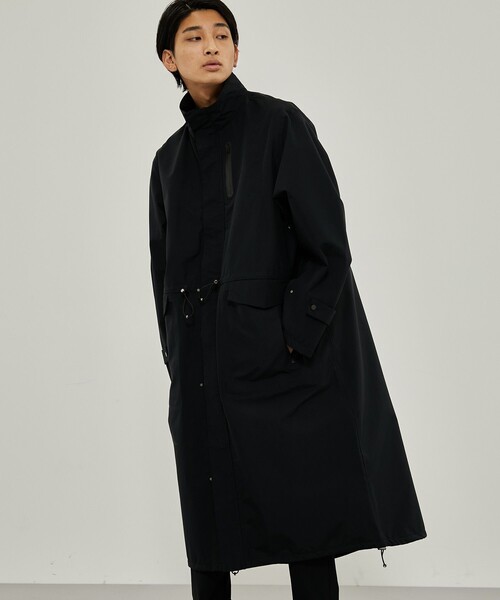 CITY TOKYO（シティトウキョウ）の「TOKYO TEX 2WAYコート〈防水・透湿〉（マウンテンパーカー・メンズ・ブラック/オフホワイト・FREE）」の2枚目の写真