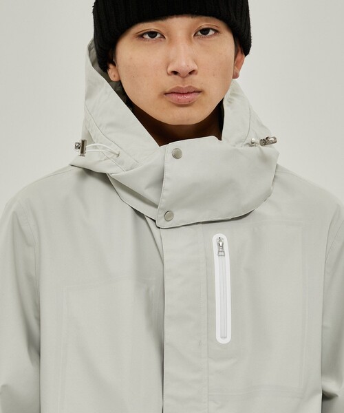 CITY TOKYO（シティトウキョウ）の「TOKYO TEX 2WAYコート〈防水・透湿〉（マウンテンパーカー・メンズ・ブラック/オフホワイト・FREE）」の7枚目の写真