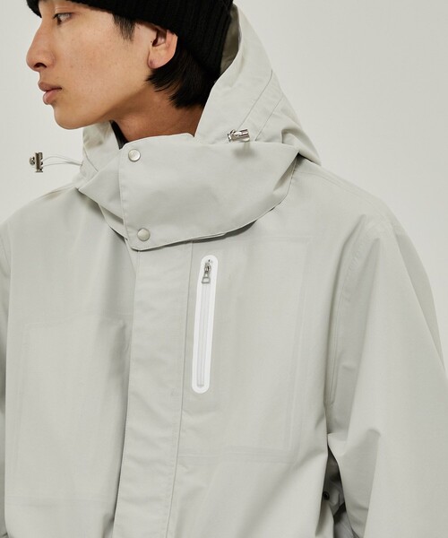 CITY TOKYO（シティトウキョウ）の「TOKYO TEX 2WAYコート〈防水・透湿〉（マウンテンパーカー・メンズ・ブラック/オフホワイト・FREE）」の8枚目の写真