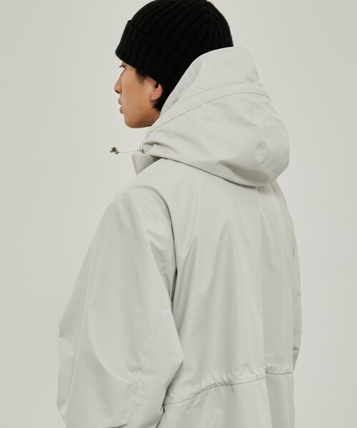 CITY TOKYO（シティトウキョウ）の「TOKYO TEX 2WAYコート〈防水・透湿〉（マウンテンパーカー・メンズ・ブラック/オフホワイト・FREE）」の9枚目の写真