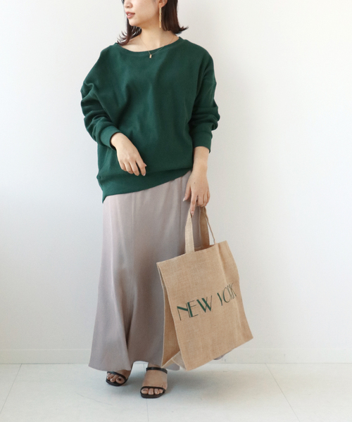 MAISON BENGAL（マイソンベンガル）の「【MAISON BENGAL/マイソンベンガル 】別注 ジュートトートバッグ(CITY)（トートバッグ・レディース・レッド/グリーン・FREE）」の10枚目の写真