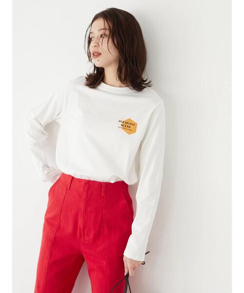 Green　Parks（グリーンパークス）の「コンパクトロゴTEE（Tシャツ/カットソー・レディース・B/A・FREE）」の4枚目の写真