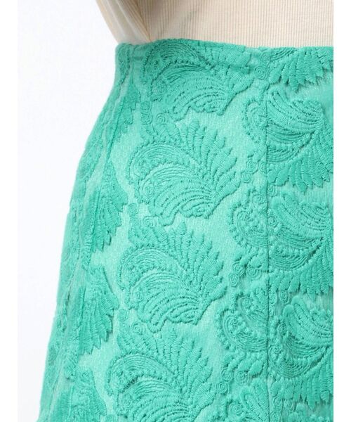 LAGUNAMOON（ラグナムーン）の「刺繍レースマーメイドスカート（スカート・レディース・オレンジ/グリーン/アイボリー・SMALL/MEDIUM）」の5枚目の写真