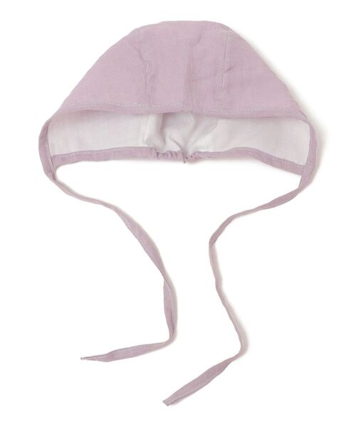 SHIPS（シップス）の「SHIPS KIDS:リネン ベビー ボンネット（その他ベビー用品・キッズ・ラベンダー・ONE SIZE）」の4枚目の写真