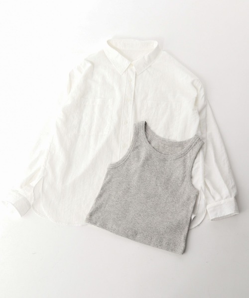 repipi armario（レピピ アルマリオ）の「☆セットアイテム☆スパンボイルシャツ＆タンクトップ（シャツ/ブラウス・キッズ・サックスブルー/ホワイト系その他・SMALL/MEDIUM/LARGE）」の16枚目の写真