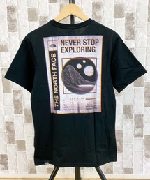 グラフィックバックプリントクルーネックTシTシャツ