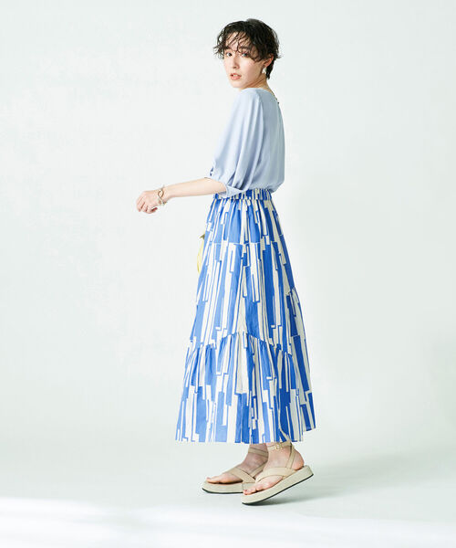 NOLLEY’S Sophi（ノーリーズソフィ）の「◇【WEB限定カラーあり】タックスリーブブラウス（シャツ/ブラウス・レディース・カーキ/ライトブルー/ベージュ/ホワイト/ベビーピンク/ブラック・38）」の10枚目の写真
