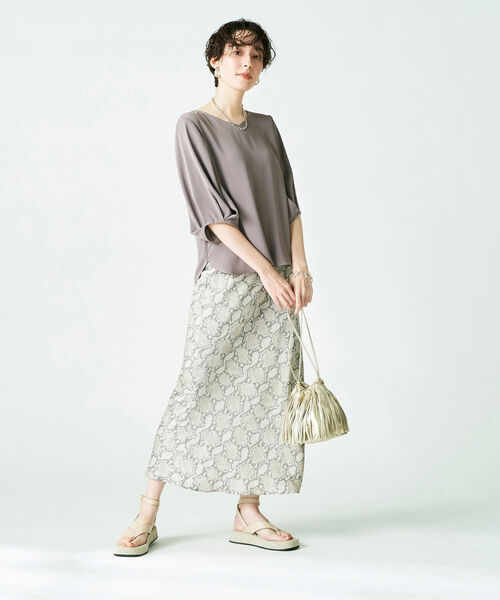 セール】◇【WEB限定カラーあり】タックスリーブブラウス（シャツ