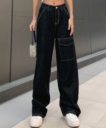 Opinion korean town | 90's BUGGY BLACK DENIM(デニムパンツ)
