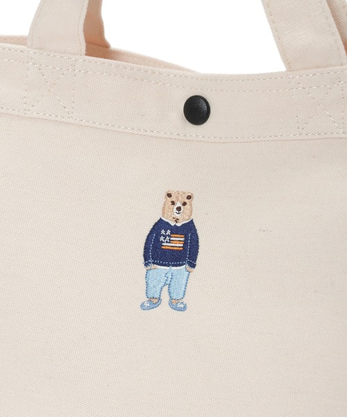 fifth（フィフス）の「くま刺繍キャンバストート（トートバッグ・レディース・オフホワイト・FREE）」の14枚目の写真