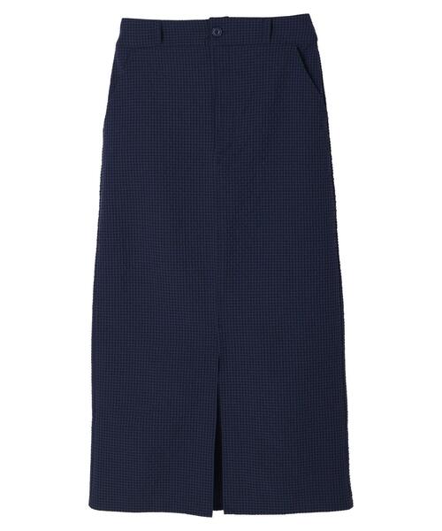 ELENCARE DUE（エレンカーレデュエ）の「・ELENCARE DUE ギンガムナロースカート（スカート・レディース・ベージュ/ネイビー/グリーン・FREE）」の17枚目の写真