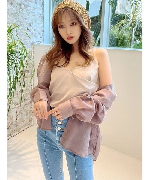 RESEXXY(リゼクシー)の「ペーパーナチュラルベレー帽(ハンチング/ベレー帽・レディース・ベージュ/ブラウン・FREE)」の10枚目の写真