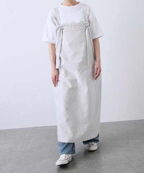 JOURNAL STANDARD LUXE（ジャーナルスタンダード　ラックス）の「LCヘビーツイルチューブワンピース（ワンピース・レディース・ライトグレー/スミクロ・FREE）」の12枚目の写真