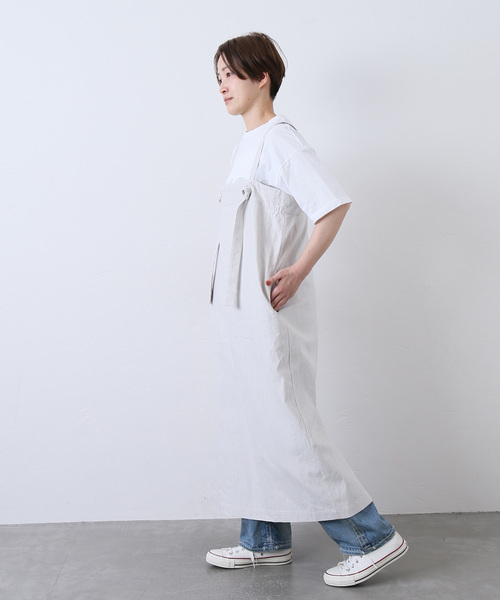 JOURNAL STANDARD LUXE（ジャーナルスタンダード　ラックス）の「LCヘビーツイルチューブワンピース（ワンピース・レディース・ライトグレー/スミクロ・FREE）」の13枚目の写真