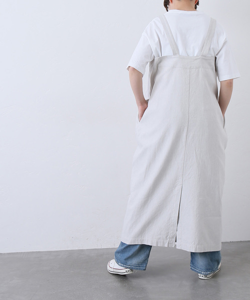 JOURNAL STANDARD LUXE（ジャーナルスタンダード　ラックス）の「LCヘビーツイルチューブワンピース（ワンピース・レディース・ライトグレー/スミクロ・FREE）」の14枚目の写真