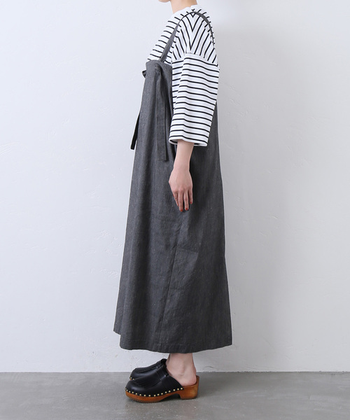 JOURNAL STANDARD LUXE（ジャーナルスタンダード　ラックス）の「LCヘビーツイルチューブワンピース（ワンピース・レディース・ライトグレー/スミクロ・FREE）」の18枚目の写真