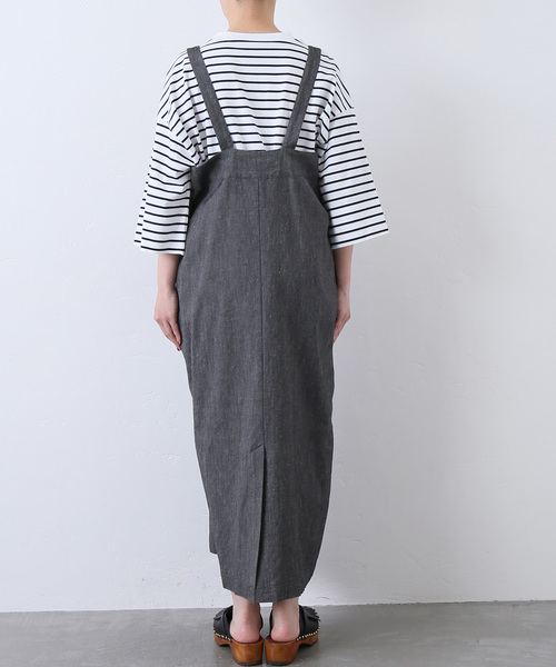 JOURNAL STANDARD LUXE（ジャーナルスタンダード　ラックス）の「LCヘビーツイルチューブワンピース（ワンピース・レディース・ライトグレー/スミクロ・FREE）」の19枚目の写真