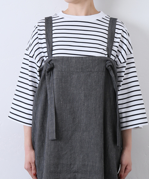 JOURNAL STANDARD LUXE（ジャーナルスタンダード　ラックス）の「LCヘビーツイルチューブワンピース（ワンピース・レディース・ライトグレー/スミクロ・FREE）」の20枚目の写真