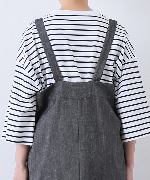 JOURNAL STANDARD LUXE（ジャーナルスタンダード　ラックス）の「LCヘビーツイルチューブワンピース（ワンピース・レディース・ライトグレー/スミクロ・FREE）」の21枚目の写真