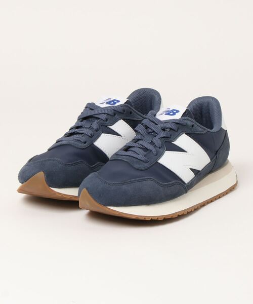 NEW BALANCE（ニューバランス）の「new balance ニューバランス MS237 メンズスニーカー 410237（スニーカー・メンズ・ホワイト×ネイビー/ブラック/グレー/ネイビー・25.5cm/26.5cm/27.5cm/28.5cm/26.0cm/27.0cm/28.0cm）」の4枚目の写真