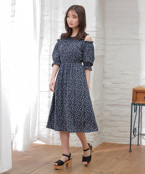 Honeys（ハニーズ）の「肩開きワンピース（ワンピース）」 - WEAR