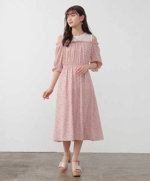 Honeys（ハニーズ）の「肩開きワンピース（ワンピース）」 - WEAR