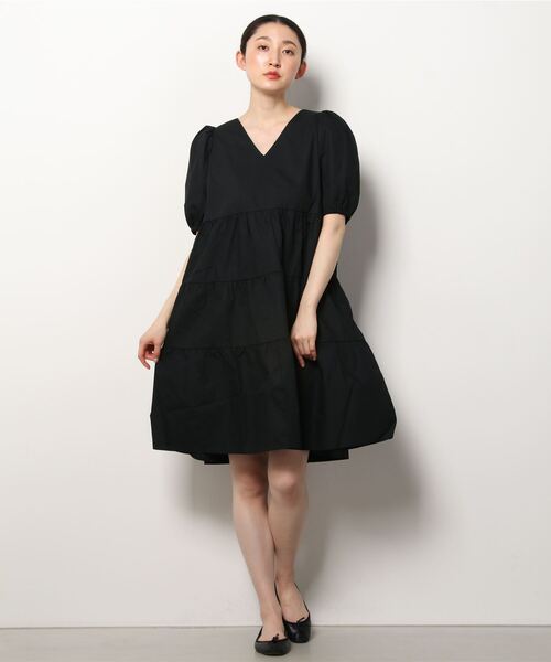 セール Banana Republic Factory Store 日本限定 パフスリーブティアードワンピース ワンピース Banana Republic Factory Store バナナリパブリック ファクトリーストア のファッション通販 Zozotown