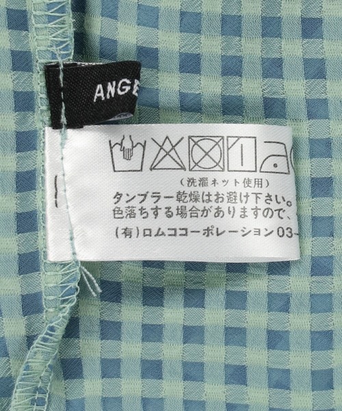 SPINNS（スピンズ）の「ギンガムチェック ショート丈ロングスリーブシャツ（シャツ/ブラウス・レディース・ホワイト/ブラック/ブルー・ONESIZE）」の18枚目の写真