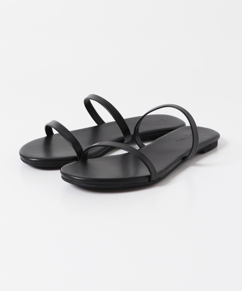 URBAN RESEARCH Sonny Label（アーバンリサーチサニーレーベル）の「ツーラインサンダル（サンダル・レディース・ブラック/ブラウン/アイボリー・SMALL/MEDIUM/LARGE）」の8枚目の写真