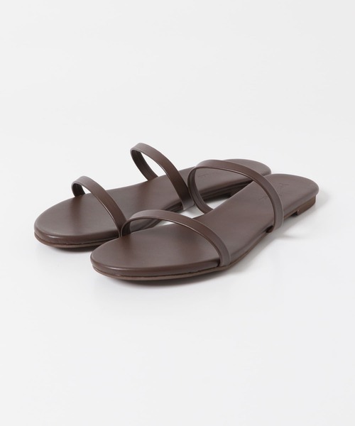 URBAN RESEARCH Sonny Label（アーバンリサーチサニーレーベル）の「ツーラインサンダル（サンダル・レディース・ブラック/ブラウン/アイボリー・SMALL/MEDIUM/LARGE）」の9枚目の写真