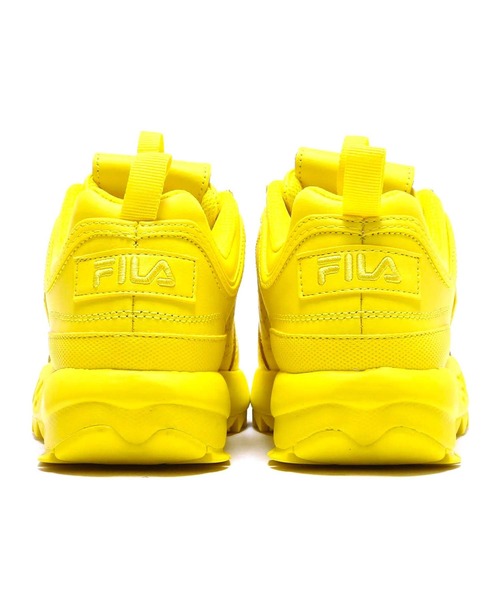 FILA（フィラ）ディスラプター2 厚底スニーカー 蛍光いえイエロー23.5cm
