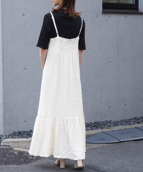 tiptop（ティップトップ）の「アソートマーメイドキャミワンピース（ワンピース・レディース・ブラック/ネイビー/アイボリー/ブラック系その他/A/B・FREE）」の10枚目の写真